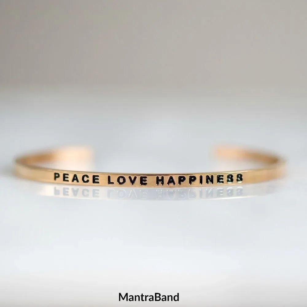 MantraBand - Peace Love Happiness